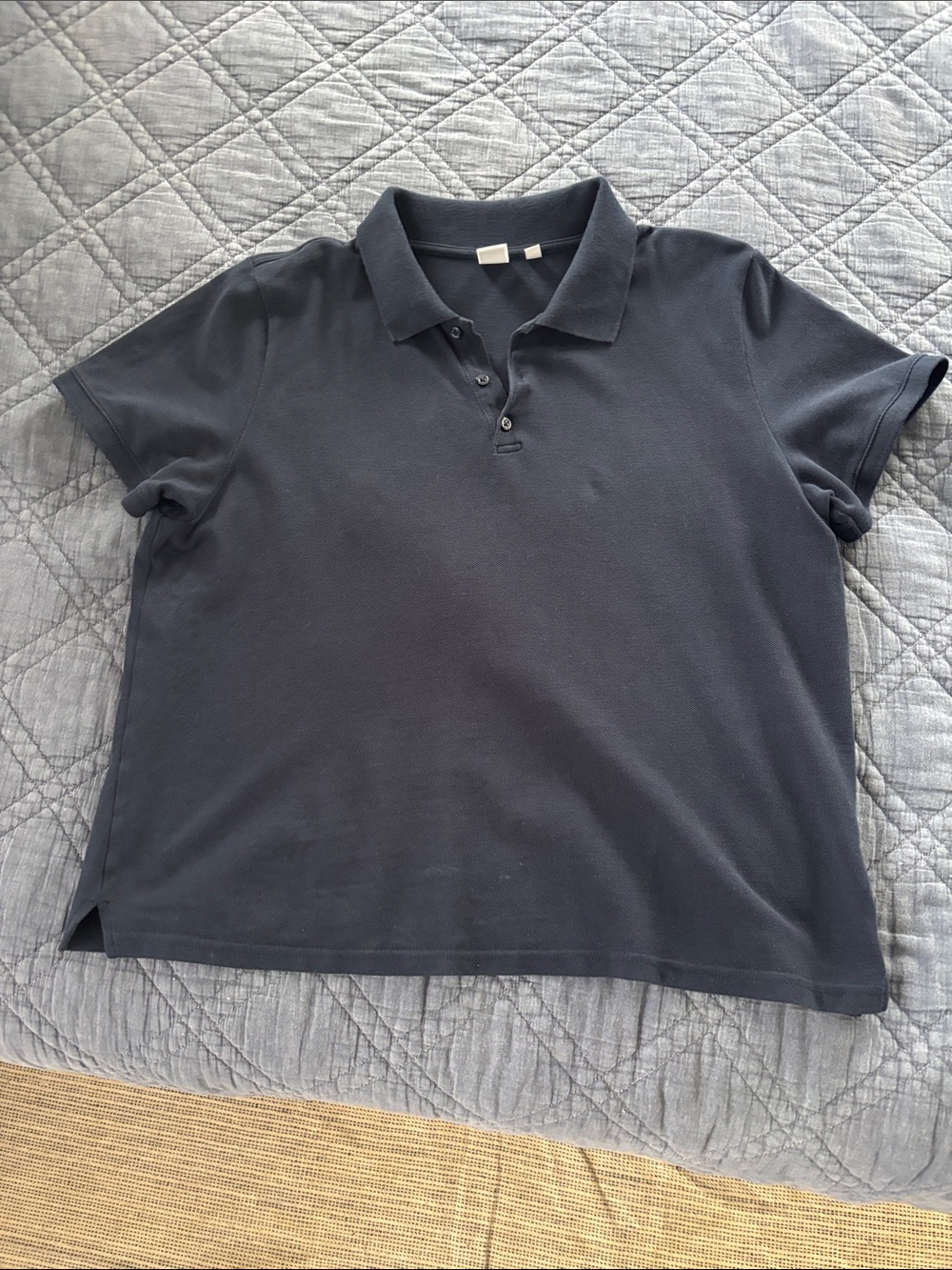 Aritzia TNA Navy Polo